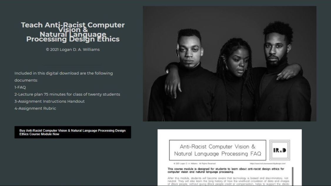 Teach Anti-Racist Comp Vision and Natural Language Processing Design Ethics