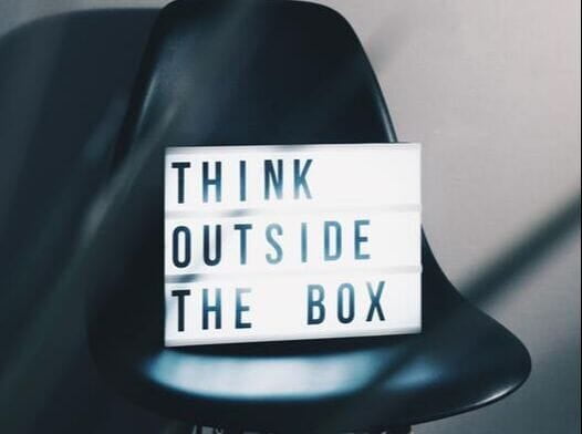 a sign on a chair